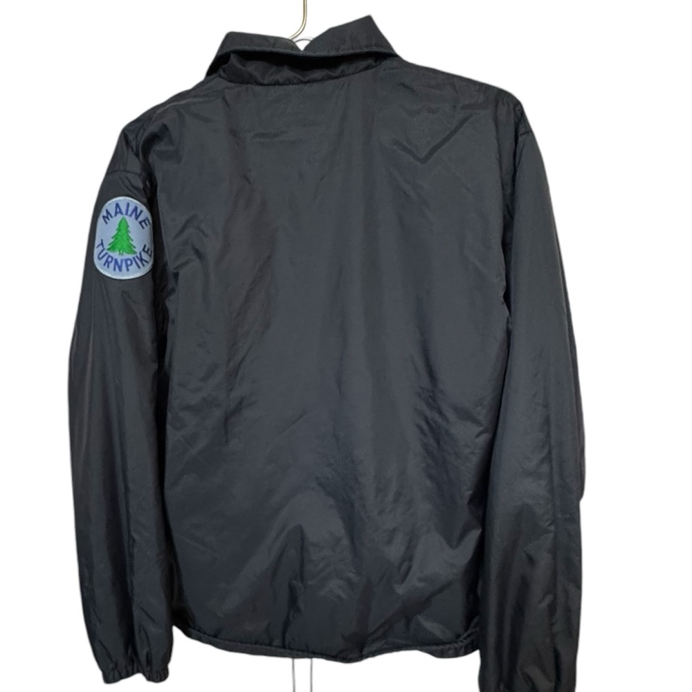 Vintage Maine Turnpike Navy Blue Men’s S Snap Up Windbreaker Skate Jacket